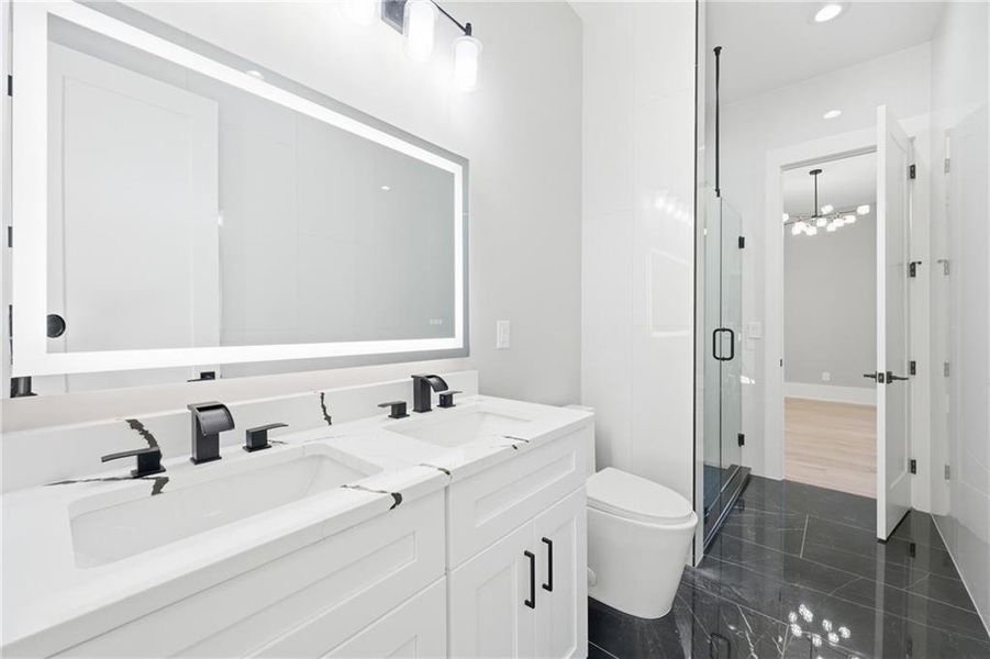 Furnished interior view inside a new home in , Dacula (Image 16).