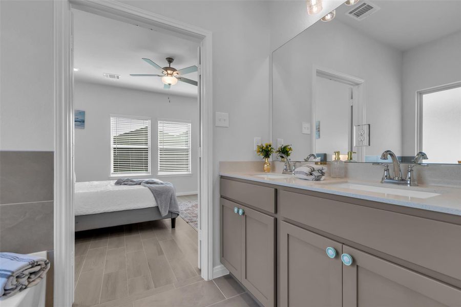 Furnished interior view inside a new home in , Magnolia (Image 4). Furnished interior view inside a new home in , Magnolia (Image 4).