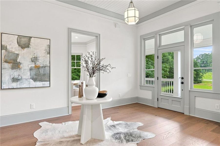 Furnished interior view inside a new home in , Marietta (Image 17). Furnished interior view inside a new home in , Marietta (Image 17).
