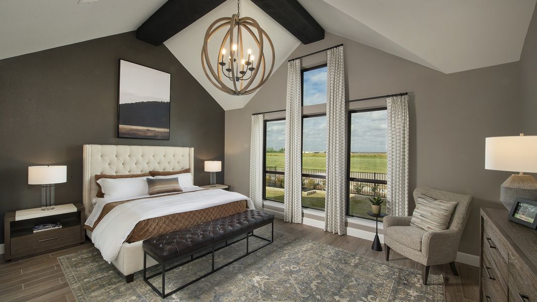 Furnished interior view inside a new home in Cross Creek West 55', Fulshear (Image 7). Furnished interior view inside a new home in Cross Creek West 55', Fulshear (Image 7).