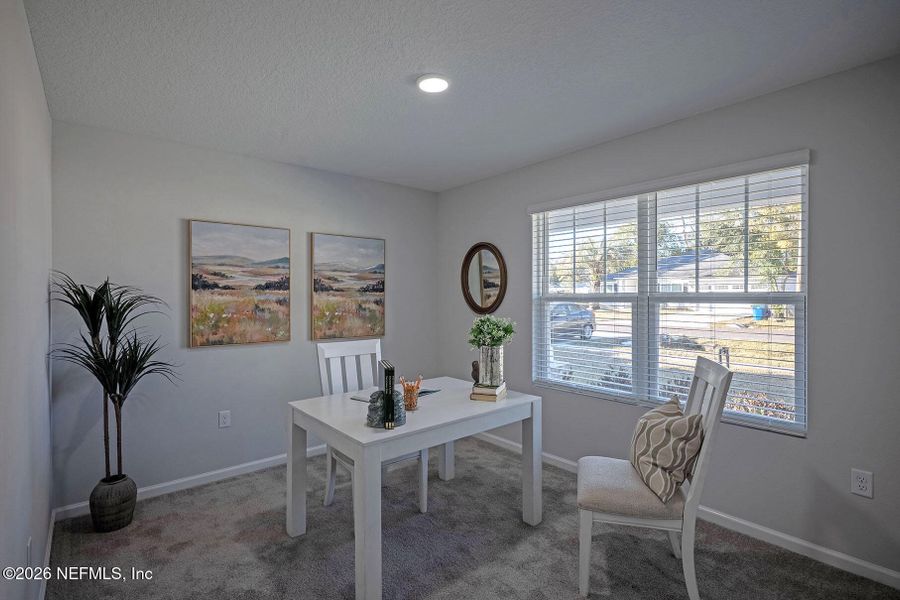 Furnished interior view inside a new home in , Jacksonville (Image 10). Furnished interior view inside a new home in , Jacksonville (Image 10).