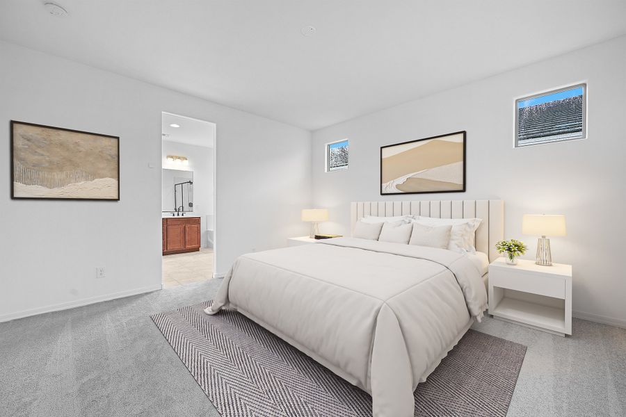 Representative furnished interior of a home built from the Origin by Taylor Morrison in Artisan at Asante Encore Collection, Surprise (Image 10). Representative furnished interior of a home built from the Origin by Taylor Morrison in Artisan at Asante Encore Collection, Surprise (Image 10).