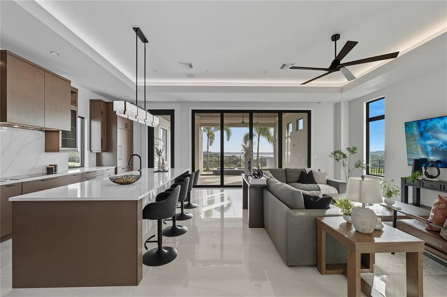Furnished interior view inside a new home in , Montverde (Image 6).