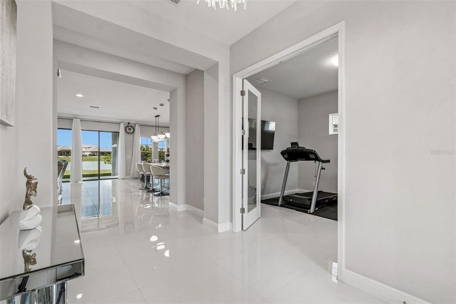 Furnished interior view inside a new home in Mirada, San Antonio (Image 39).