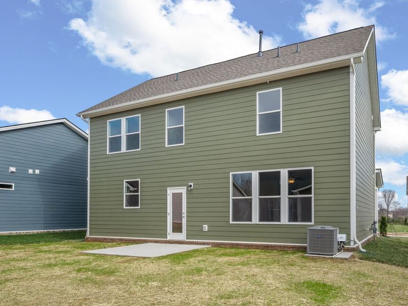 Exterior details and patio area of a home in Sage Farms, White House (Image 24).