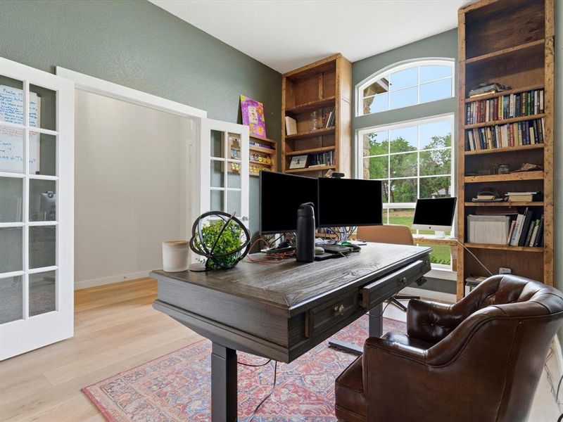 Dedicated home office space, ideal for remote work or study.