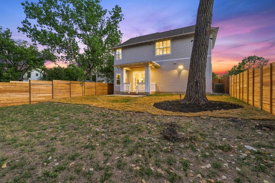 Exterior details and patio area of a home in , Austin (Image 22).