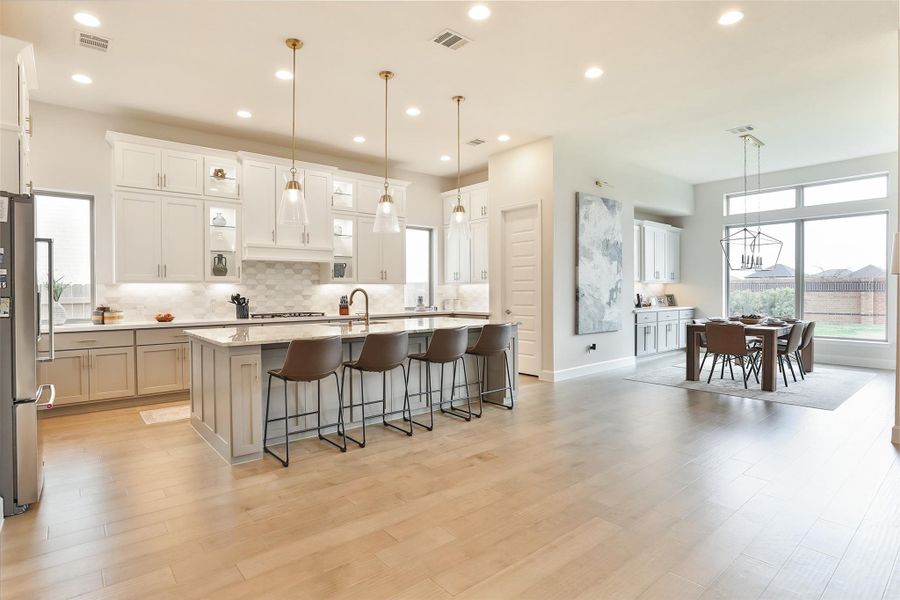 Furnished interior view inside a new home in Elyson, Katy (Image 5).