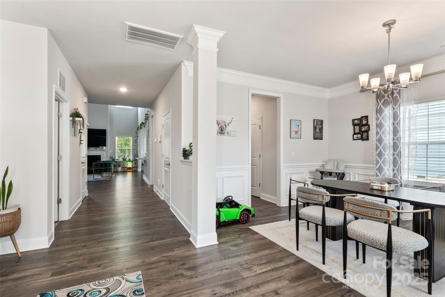Furnished interior view inside a new home in , Locust (Image 9).