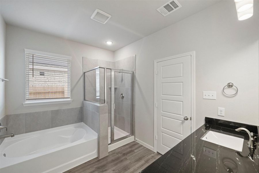 Furnished interior view inside a new home in Sunterra, Katy (Image 5). Furnished interior view inside a new home in Sunterra, Katy (Image 5).