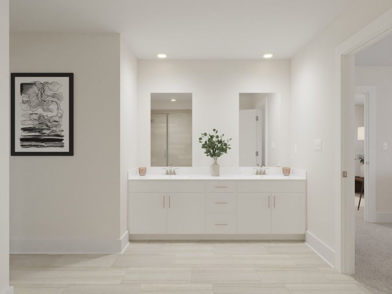 Furnished interior view inside a new home in Avery Farms - Legacy Series, Murfreesboro (Image 9).