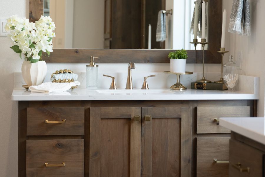 Close-up of interior finishes inside a home in Stella Ranch, Bryan (Image 54).