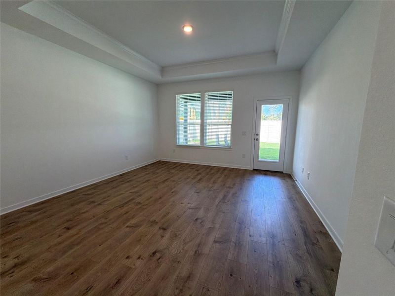 Spacious, unfurnished interior of a new home in Pulte Homes at Two Step Farm, Montgomery (Image 19). Spacious, unfurnished interior of a new home in Pulte Homes at Two Step Farm, Montgomery (Image 19).
