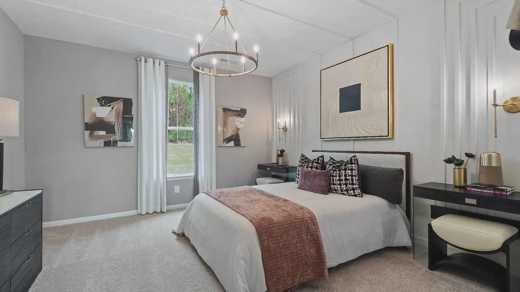 Furnished interior view inside a new home in Copperfield, Locust Grove (Image 10).