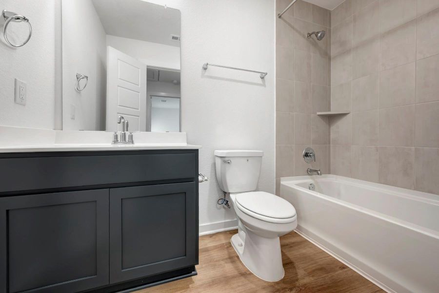 Furnished interior view inside a new home in Summerview, Fulshear (Image 11).