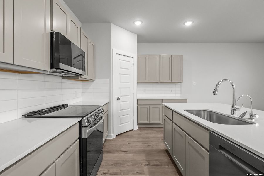 Furnished interior view inside a new home in Millican Grove, San Antonio (Image 8). Furnished interior view inside a new home in Millican Grove, San Antonio (Image 8).