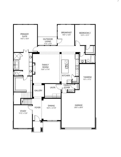 Floor Plan Main Level Floor Plan Main Level