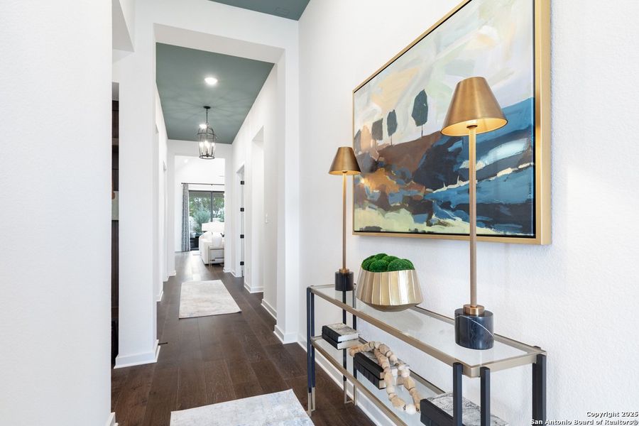 Furnished interior view inside a new home in Davis Ranch: 50ft. lots, San Antonio (Image 25).