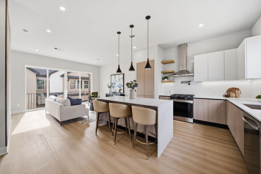 Furnished interior view inside a new home in , Houston (Image 7).