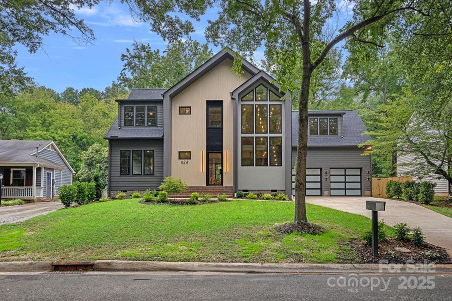 Front exterior of a new home in , Charlotte, NC, highlighting curb appeal (Image 25).