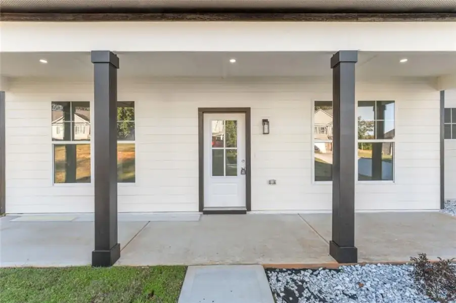 Exterior details and patio area of a home in , Douglasville (Image 3).