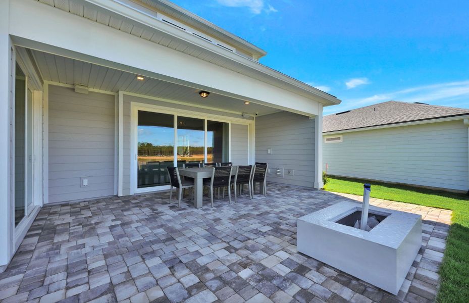 Representative exterior details of a home built from the Yorkshire by Pulte Homes in Westerly Park at Wildlight, Wildlight (Image 4).