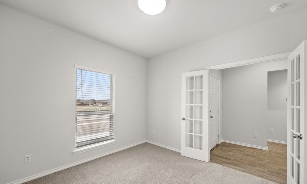 Representative exterior photo of a completed home built from the Walden II by Impression Homes in Stone Eagle, Azle, TX (Image 12).