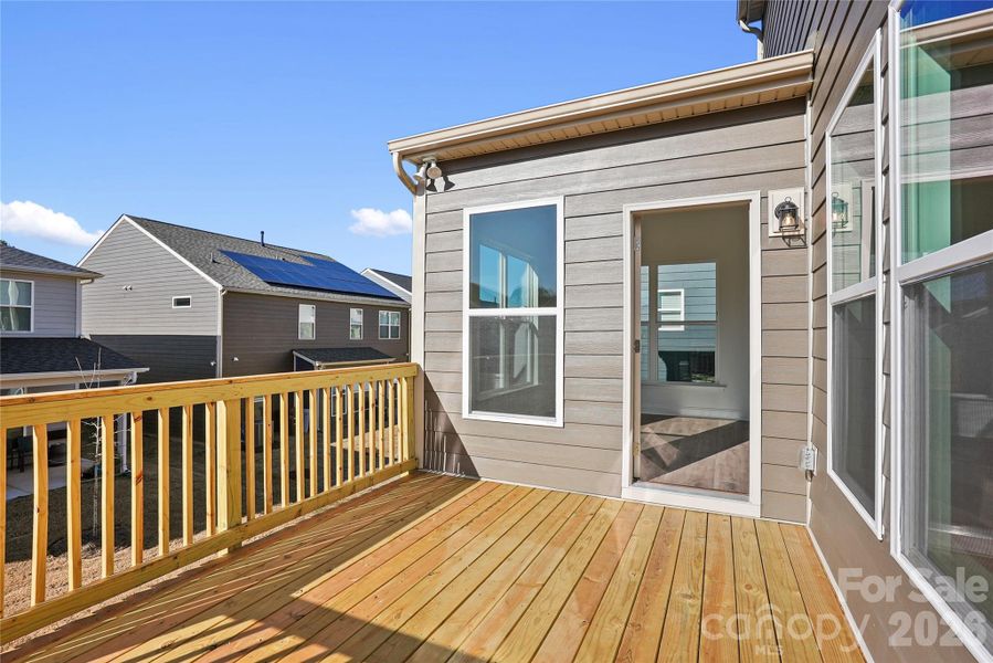 Exterior details and patio area of a home in Cannon Run, Concord (Image 4).