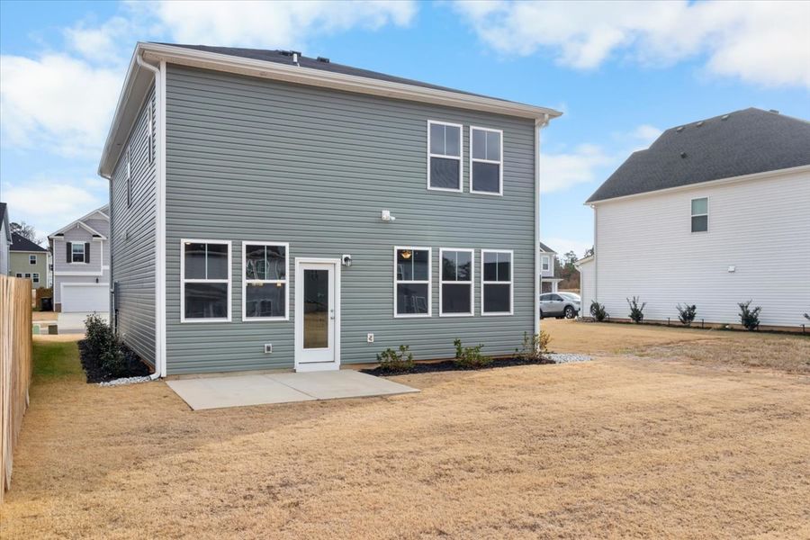 Exterior details and patio area of a home in Windsor, North Augusta (Image 20).
