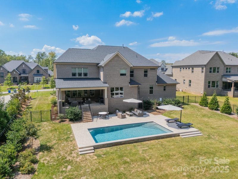 Front exterior of a new home in , Waxhaw, NC, highlighting curb appeal (Image 21).