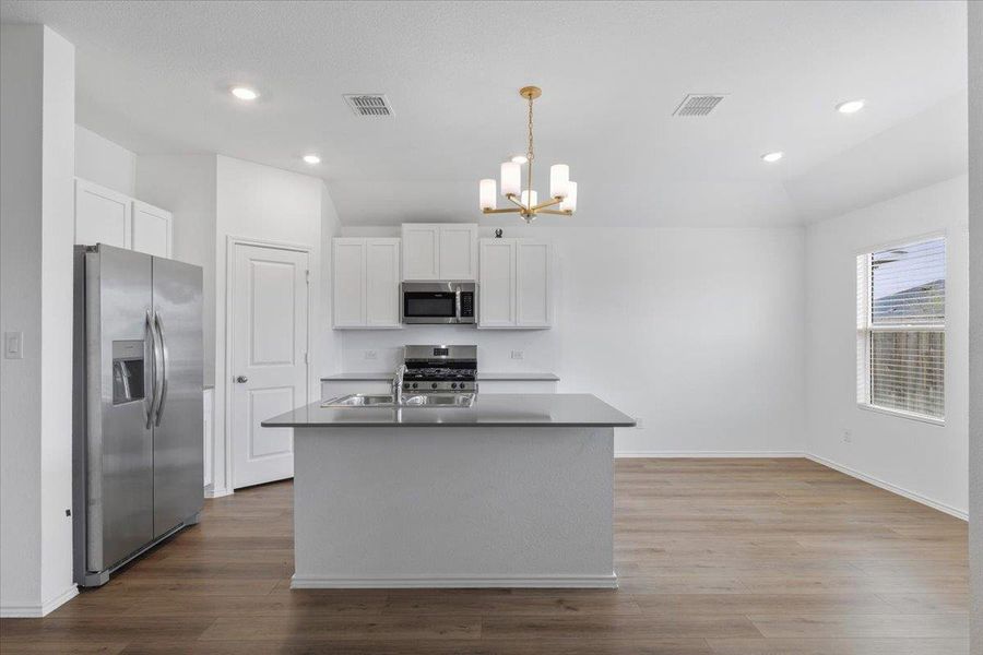 Furnished interior view inside a new home in Waterstone, Kyle (Image 14).