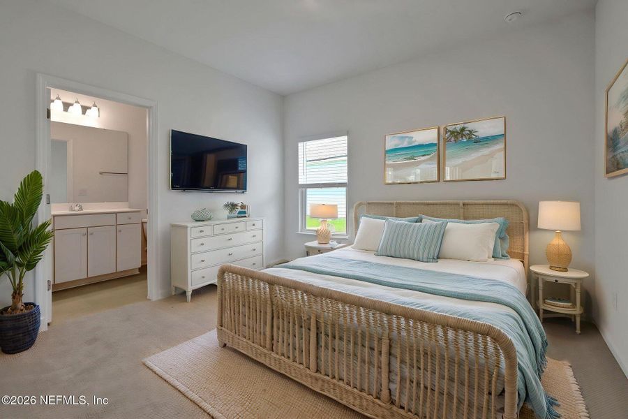 Furnished interior view inside a new home in , St. Augustine (Image 14).