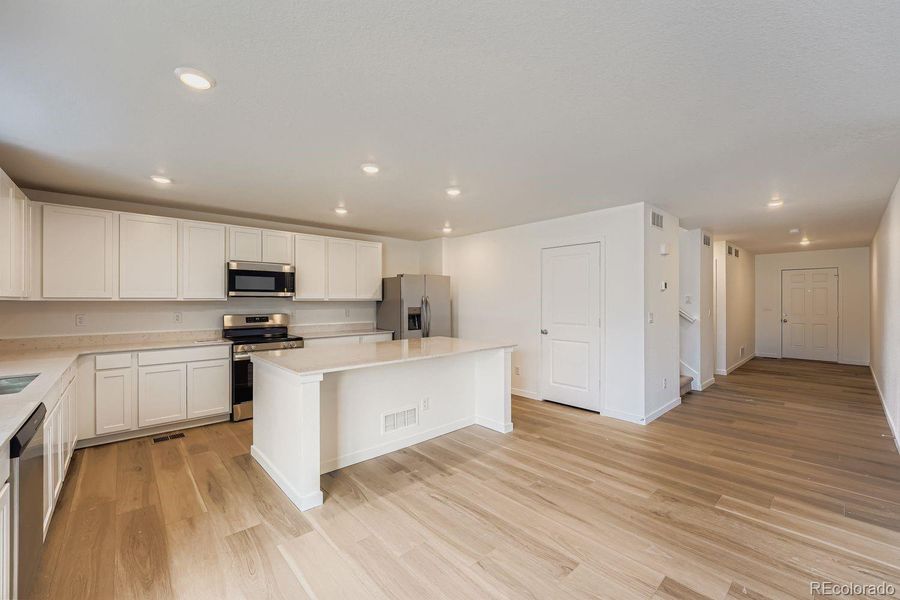 Furnished interior view inside a new home in Green Valley Ranch: The Camden Collection, Aurora (Image 6). Furnished interior view inside a new home in Green Valley Ranch: The Camden Collection, Aurora (Image 6).