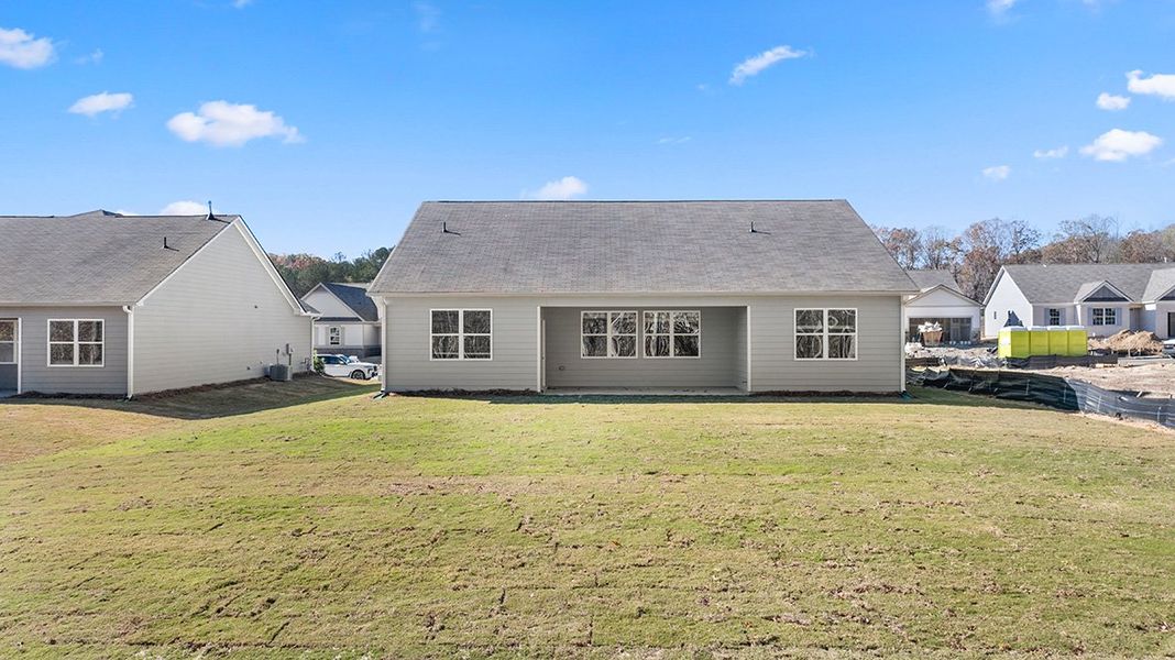 Representative exterior details of a home built from the Denton by D.R. Horton in Liberty Crossing, Braselton (Image 4).