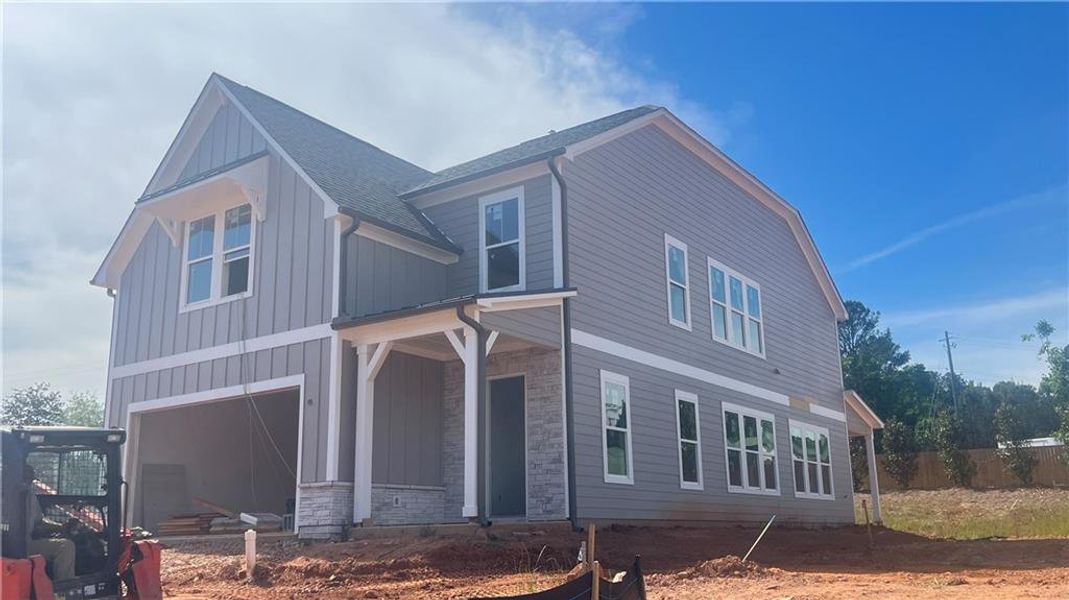 In-progress construction of a new home in Legacy Downs, Canton, GA (Image 19). In-progress construction of a new home in Legacy Downs, Canton, GA (Image 19).