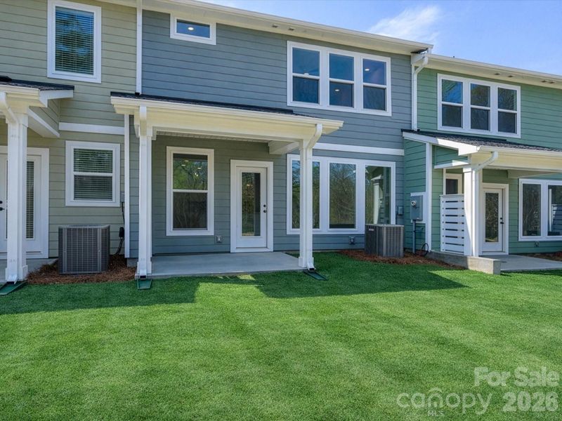 Enjoy sitting on your back porch with views of nature