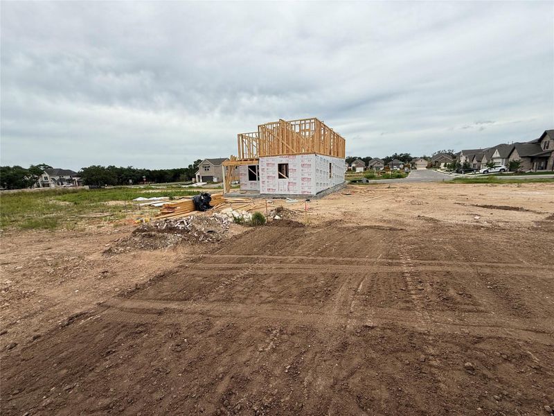 Front exterior of a new home in , San Marcos, TX, highlighting curb appeal (Image 16). Front exterior of a new home in , San Marcos, TX, highlighting curb appeal (Image 16).