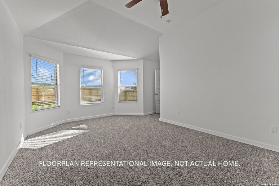 Spacious, unfurnished interior of a new home in Paloma Park, Converse (Image 11).
