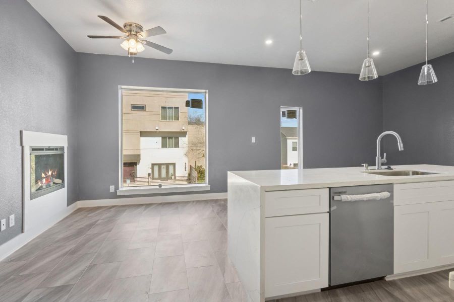 Furnished interior view inside a new home in , Houston (Image 4).