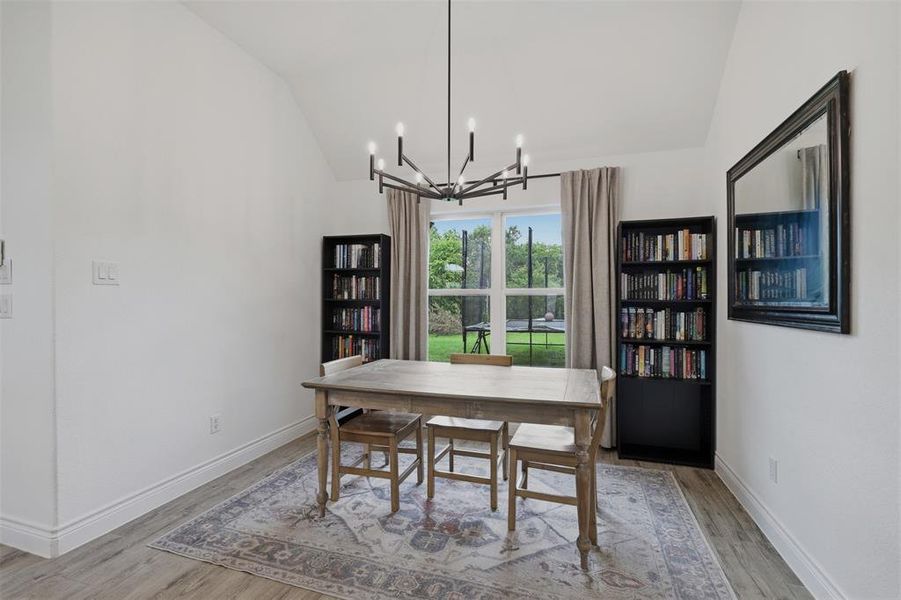 Furnished interior view inside a new home in The Ranches at Valley View, Springtown (Image 14).