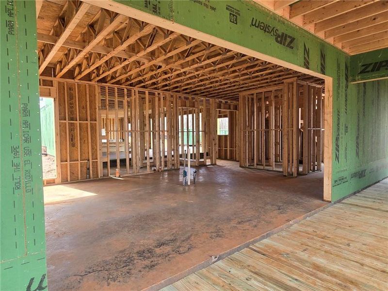 In-progress construction of a new home in Aster, Roswell, GA (Image 42).