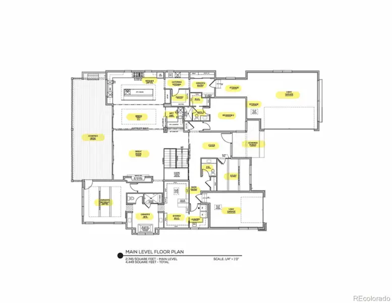 2D floor plan layout of this home in , Parker, CO (Image 4).