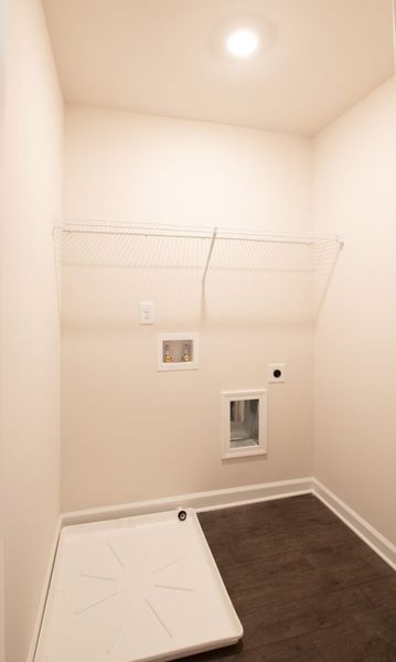 Representative unfurnished interior of a home built from the Fairfax by Piedmont Residential in Falls Creek, Flowery Branch (Image 21).