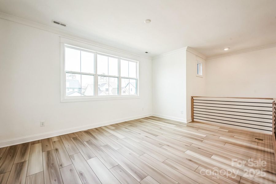 Loft area with natural lights