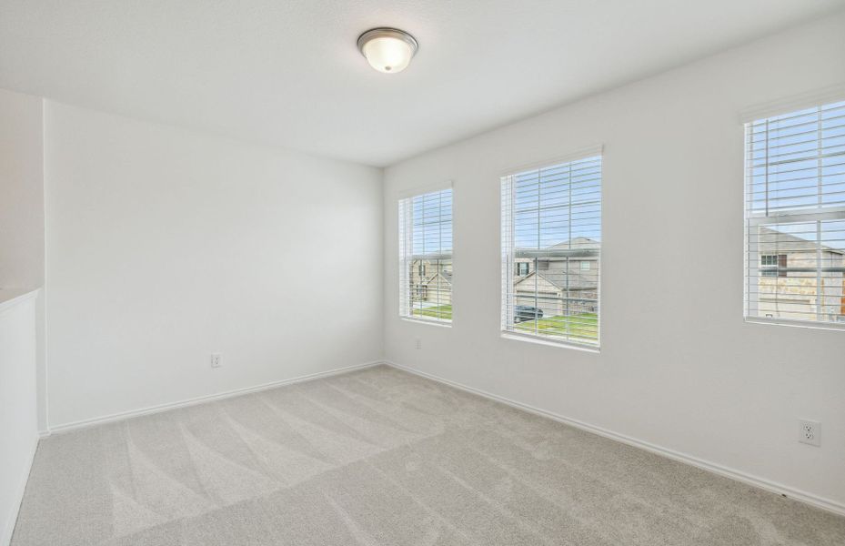 Representative unfurnished interior of a home built from the Dinero by Centex in Arboretum Estates, Terrell (Image 16). Representative unfurnished interior of a home built from the Dinero by Centex in Arboretum Estates, Terrell (Image 16).