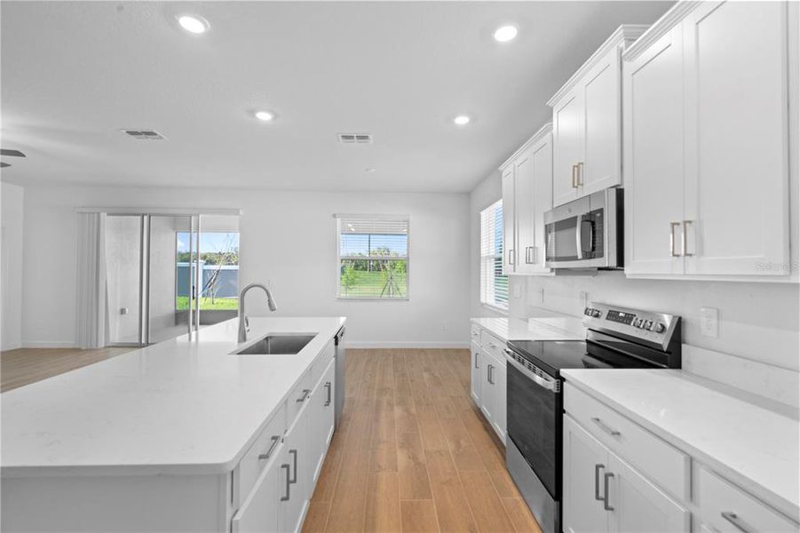 Furnished interior view inside a new home in , San Antonio (Image 11). Furnished interior view inside a new home in , San Antonio (Image 11).