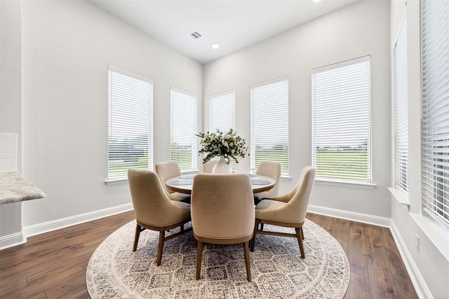 Furnished interior view inside a new home in Heritage, McLendon-Chisholm (Image 22). Furnished interior view inside a new home in Heritage, McLendon-Chisholm (Image 22).