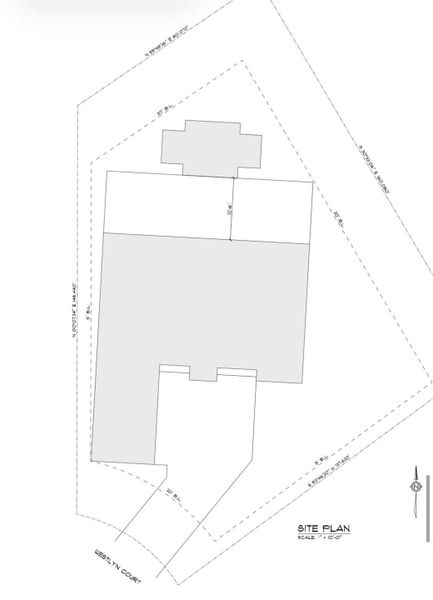 Site map showing the lay out of the Home , Guest House and pool Site map showing the lay out of the Home , Guest House and pool
