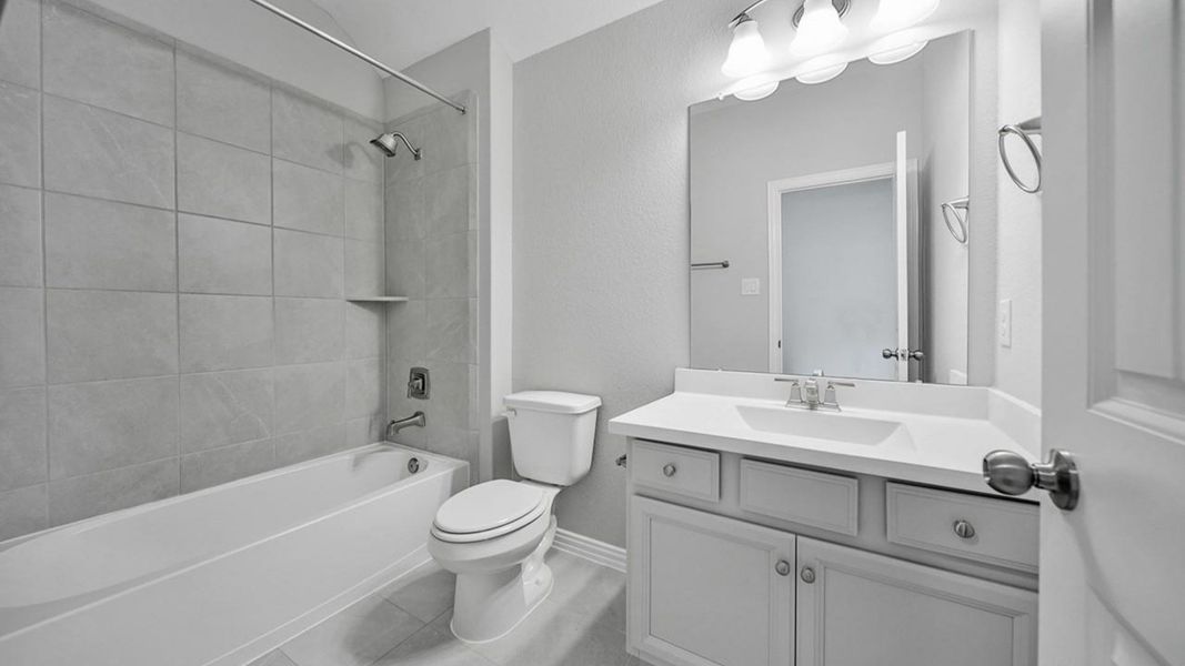 Representative furnished interior of a home built from the Bermuda by Brightland Homes in Bridgeland Creekland Village, Cypress (Image 12).