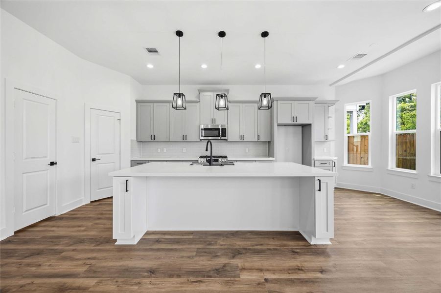 Furnished interior view inside a new home in , Houston (Image 14).